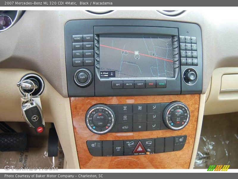 Black / Macadamia 2007 Mercedes-Benz ML 320 CDI 4Matic