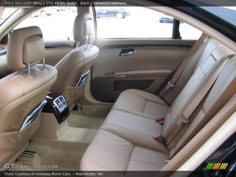 Black / Savanna/Cashmere 2009 Mercedes-Benz S 550 4Matic Sedan