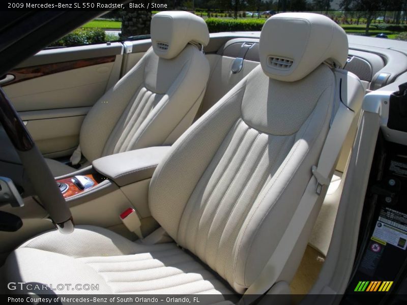 Black / Stone 2009 Mercedes-Benz SL 550 Roadster