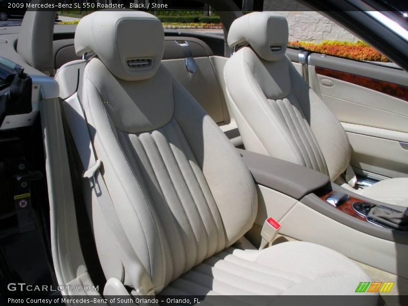 Black / Stone 2009 Mercedes-Benz SL 550 Roadster