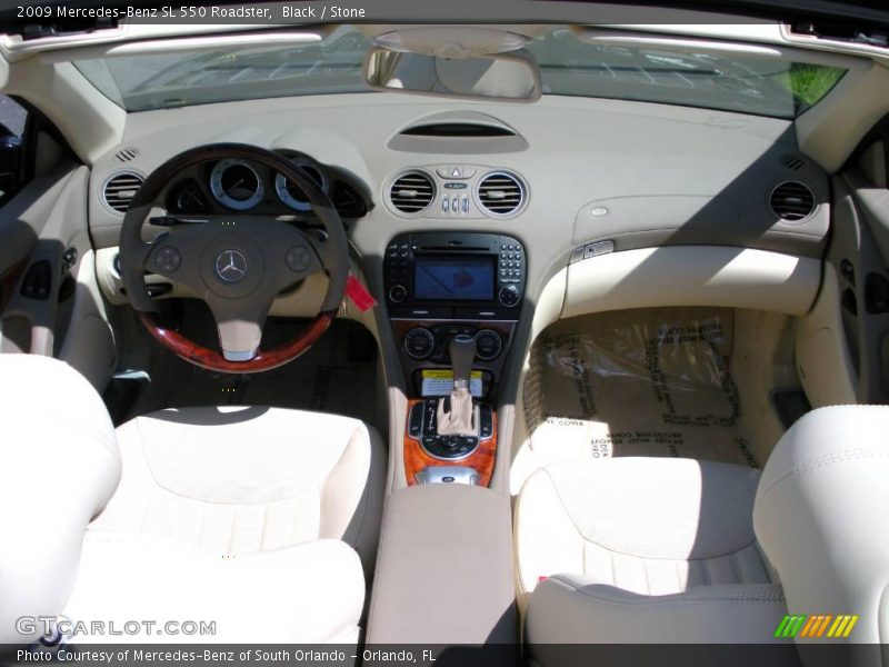 Black / Stone 2009 Mercedes-Benz SL 550 Roadster