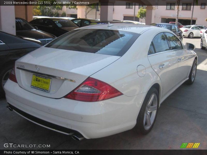 Arctic White / Cashmere 2009 Mercedes-Benz CLS 550