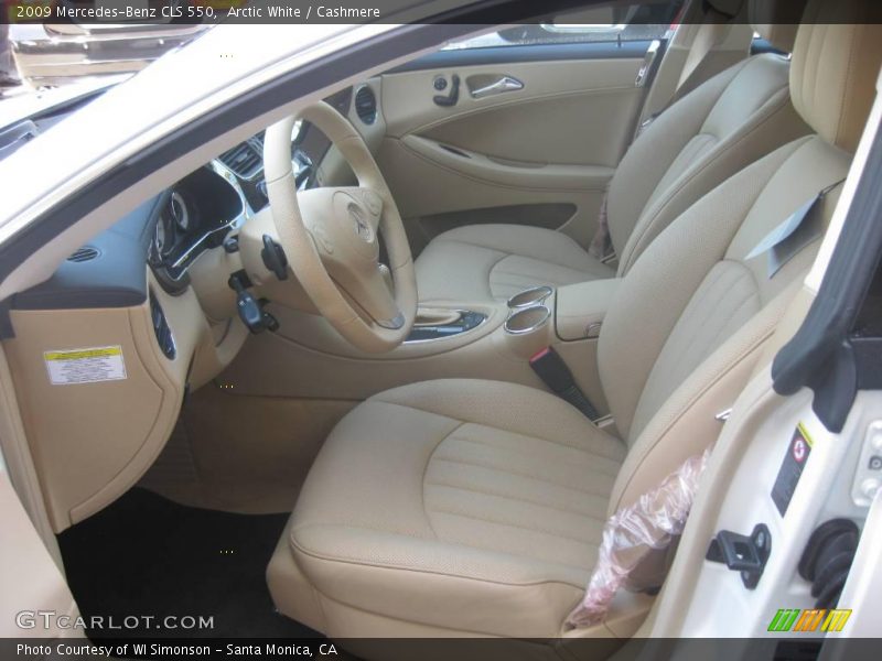 Arctic White / Cashmere 2009 Mercedes-Benz CLS 550