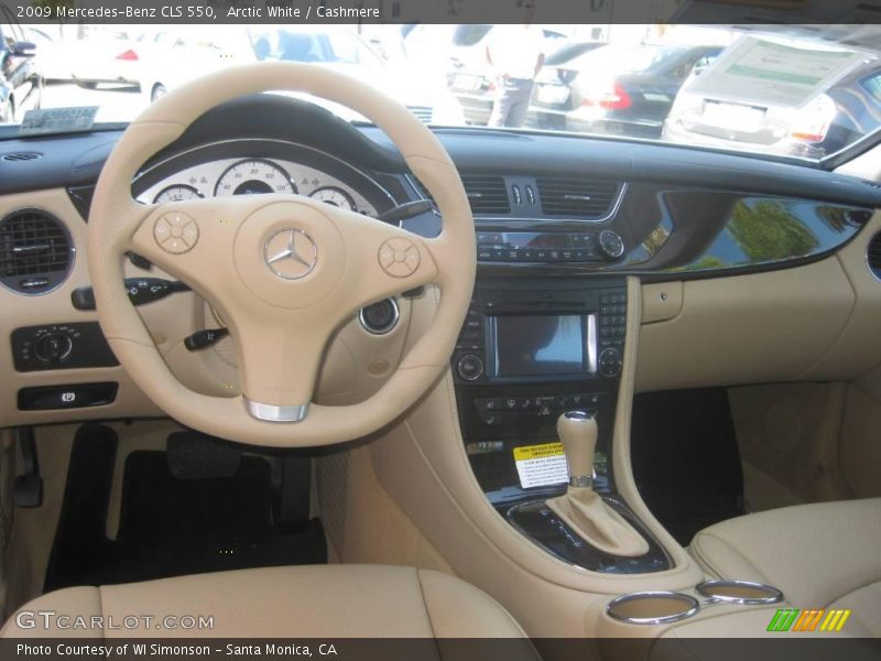 Arctic White / Cashmere 2009 Mercedes-Benz CLS 550