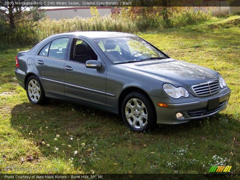 Granite Grey Metallic / Black 2005 Mercedes-Benz C 240 4Matic Sedan
