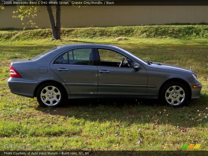 Granite Grey Metallic / Black 2005 Mercedes-Benz C 240 4Matic Sedan