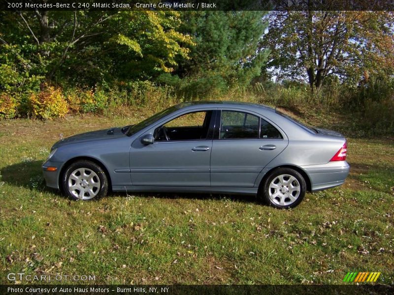 Granite Grey Metallic / Black 2005 Mercedes-Benz C 240 4Matic Sedan