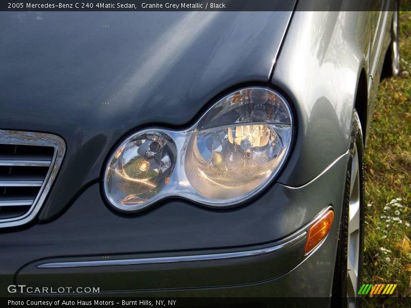 Granite Grey Metallic / Black 2005 Mercedes-Benz C 240 4Matic Sedan