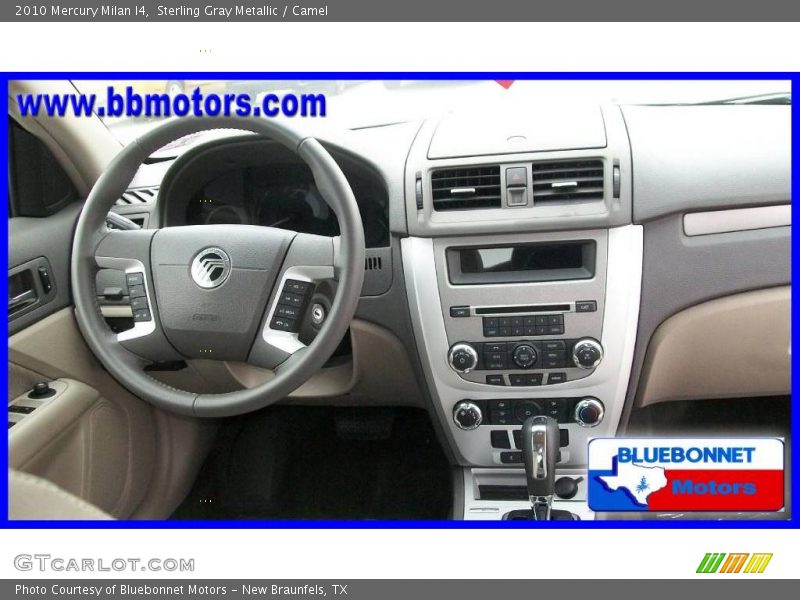 Sterling Gray Metallic / Camel 2010 Mercury Milan I4