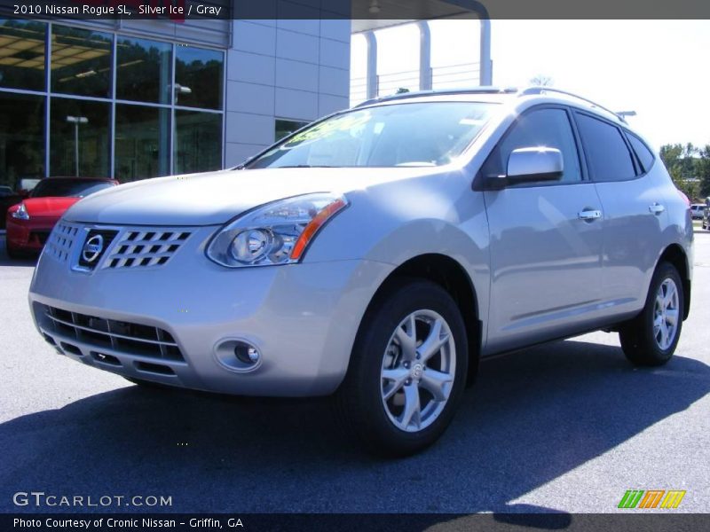Silver Ice / Gray 2010 Nissan Rogue SL