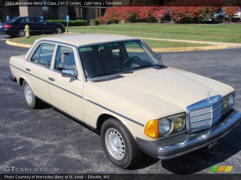 Light Ivory / Palomino 1983 Mercedes-Benz E Class 240 D Sedan