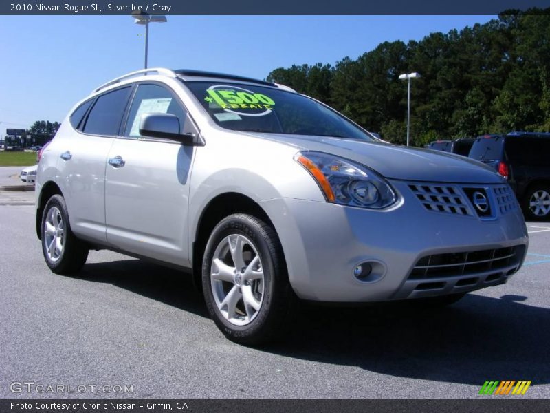 Silver Ice / Gray 2010 Nissan Rogue SL