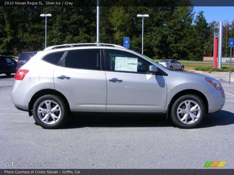 Silver Ice / Gray 2010 Nissan Rogue SL
