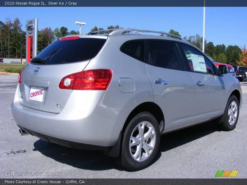 Silver Ice / Gray 2010 Nissan Rogue SL
