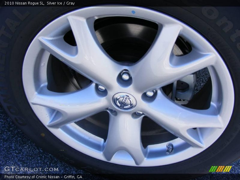 Silver Ice / Gray 2010 Nissan Rogue SL