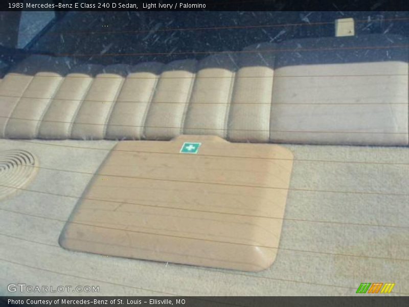 Light Ivory / Palomino 1983 Mercedes-Benz E Class 240 D Sedan