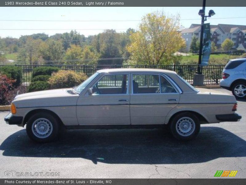 Light Ivory / Palomino 1983 Mercedes-Benz E Class 240 D Sedan