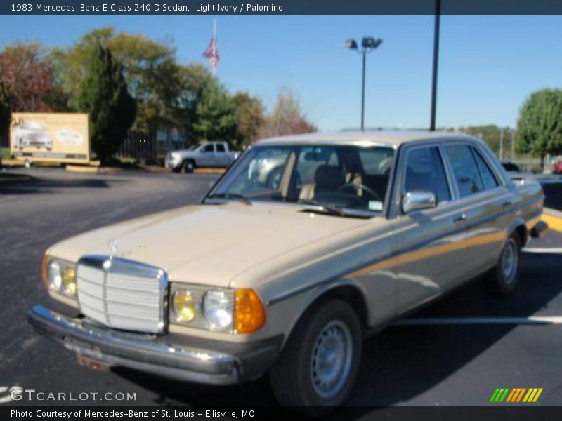 Light Ivory / Palomino 1983 Mercedes-Benz E Class 240 D Sedan