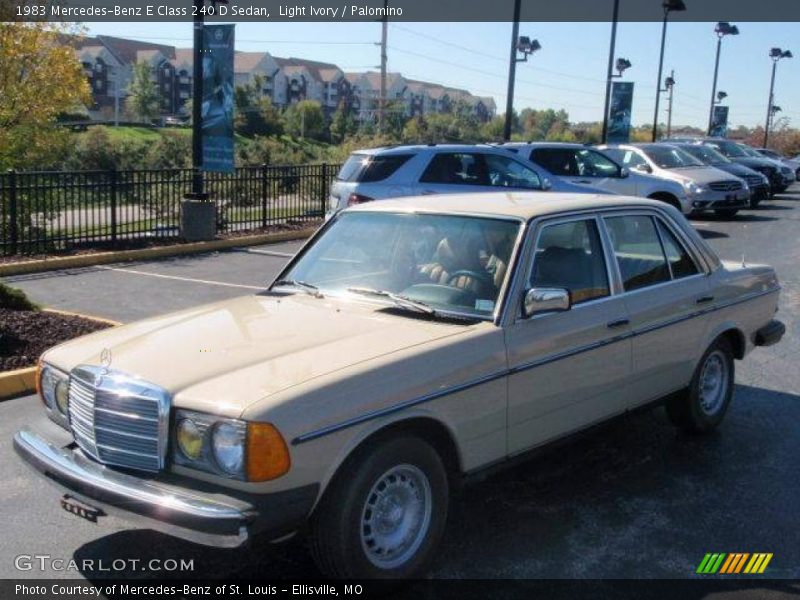 Light Ivory / Palomino 1983 Mercedes-Benz E Class 240 D Sedan