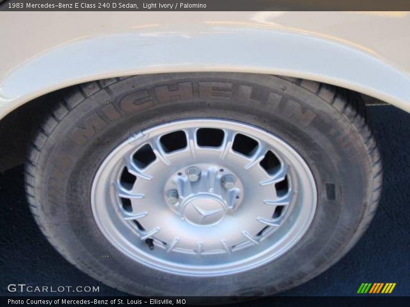 Light Ivory / Palomino 1983 Mercedes-Benz E Class 240 D Sedan