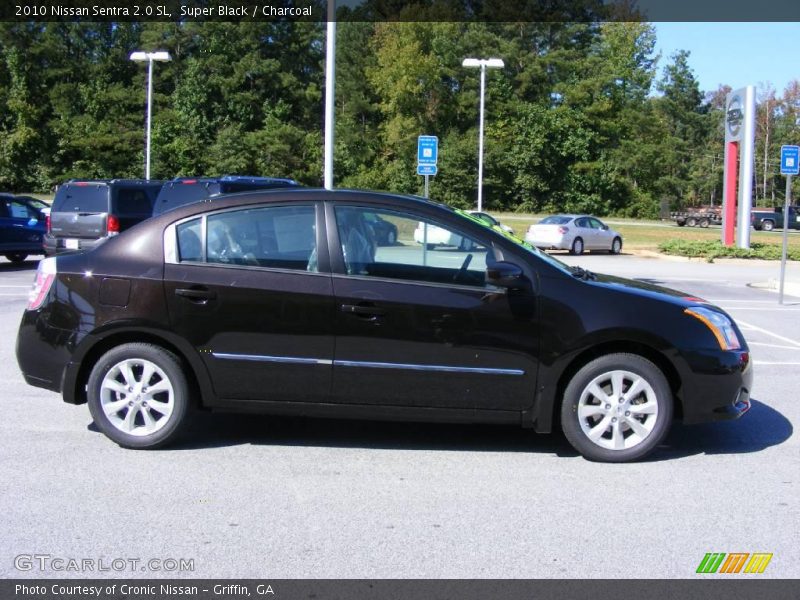 Super Black / Charcoal 2010 Nissan Sentra 2.0 SL