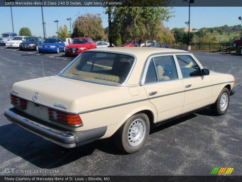 Light Ivory / Palomino 1983 Mercedes-Benz E Class 240 D Sedan