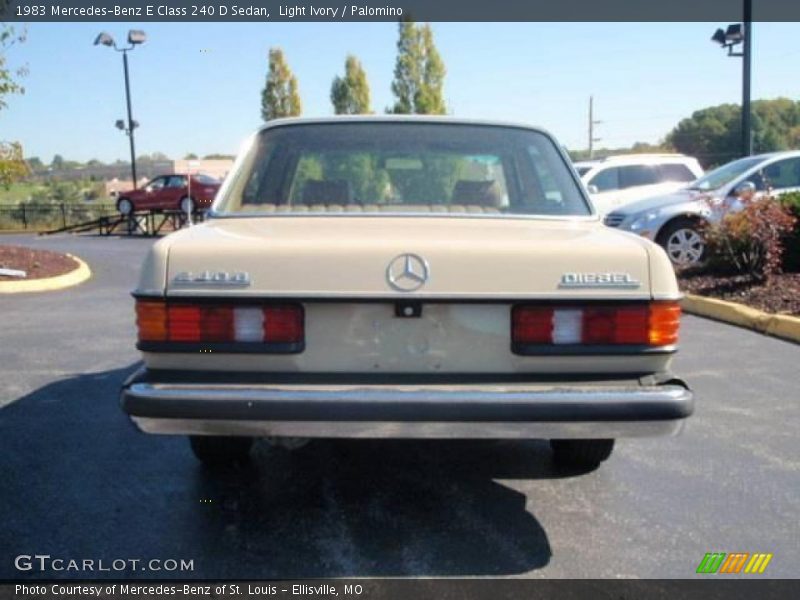 Light Ivory / Palomino 1983 Mercedes-Benz E Class 240 D Sedan