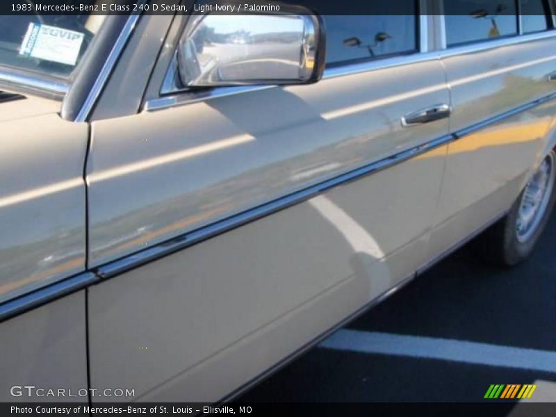 Light Ivory / Palomino 1983 Mercedes-Benz E Class 240 D Sedan