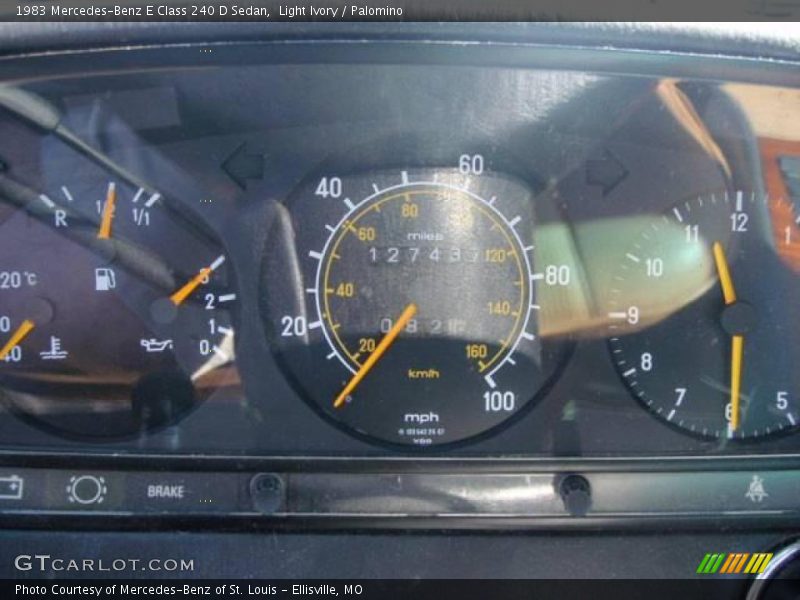 Light Ivory / Palomino 1983 Mercedes-Benz E Class 240 D Sedan