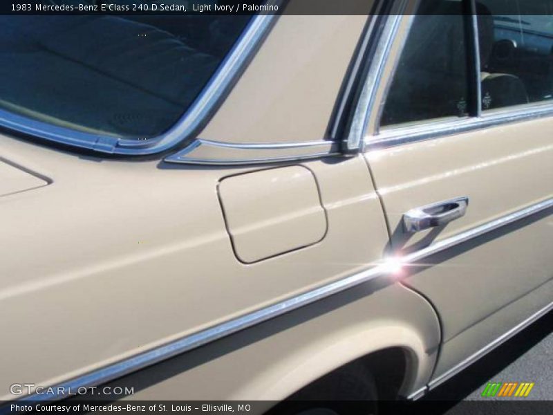 Light Ivory / Palomino 1983 Mercedes-Benz E Class 240 D Sedan