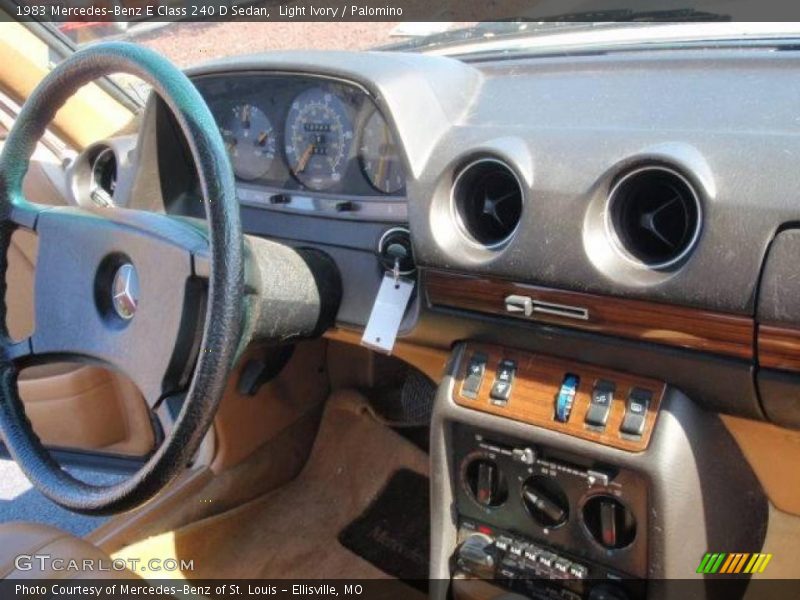 Light Ivory / Palomino 1983 Mercedes-Benz E Class 240 D Sedan