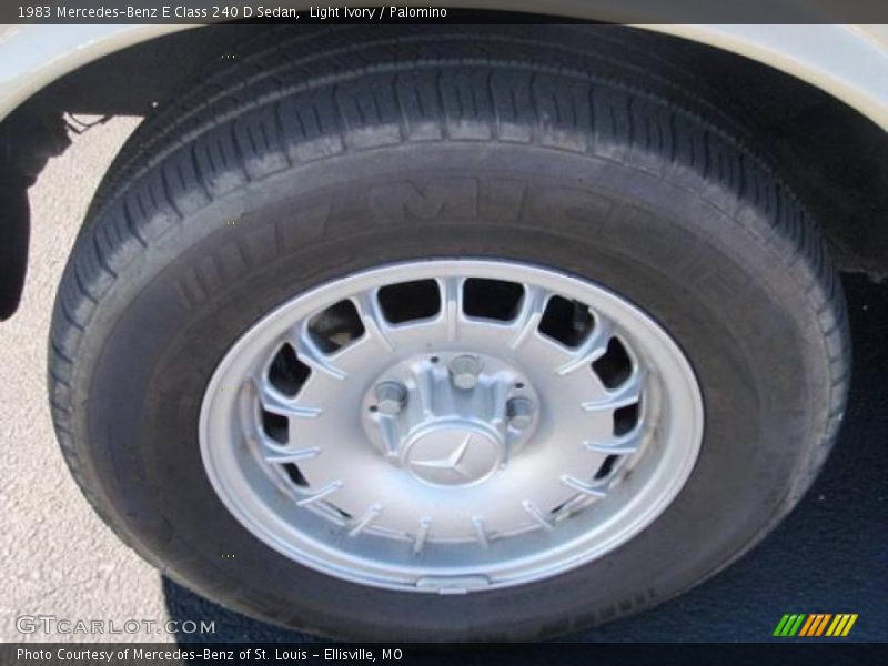 Light Ivory / Palomino 1983 Mercedes-Benz E Class 240 D Sedan