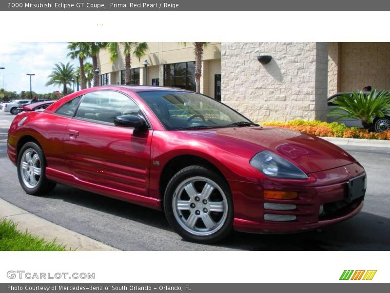 Primal Red Pearl / Beige 2000 Mitsubishi Eclipse GT Coupe