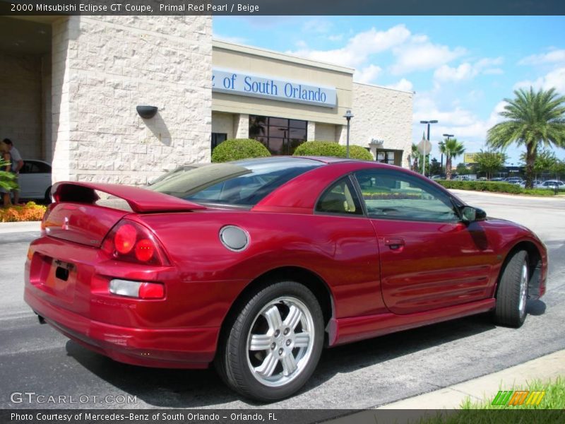 Primal Red Pearl / Beige 2000 Mitsubishi Eclipse GT Coupe