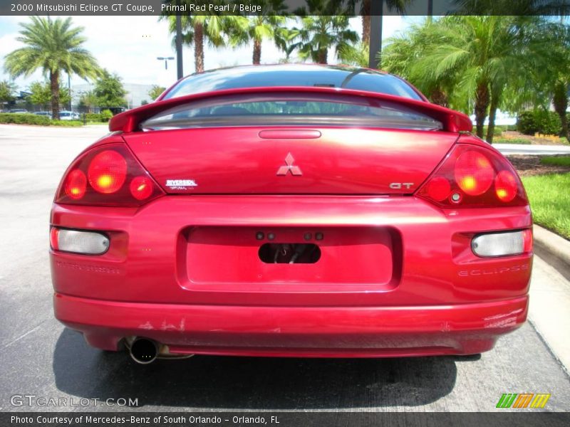 Primal Red Pearl / Beige 2000 Mitsubishi Eclipse GT Coupe
