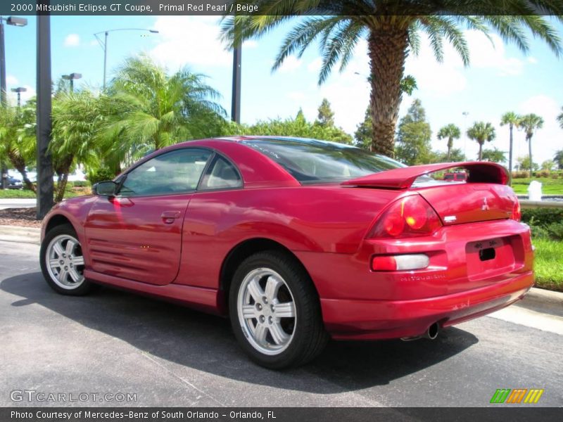 Primal Red Pearl / Beige 2000 Mitsubishi Eclipse GT Coupe