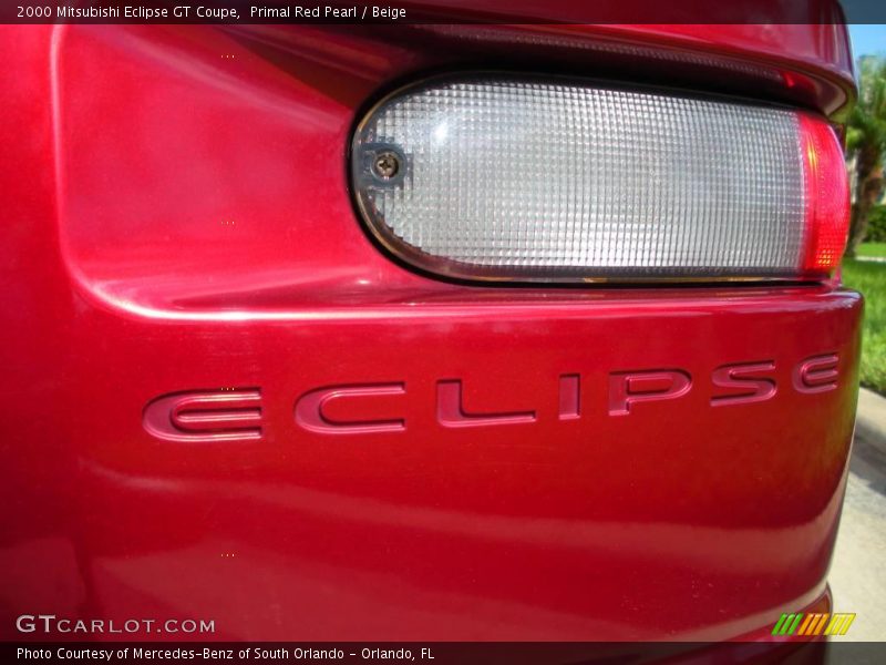 Primal Red Pearl / Beige 2000 Mitsubishi Eclipse GT Coupe