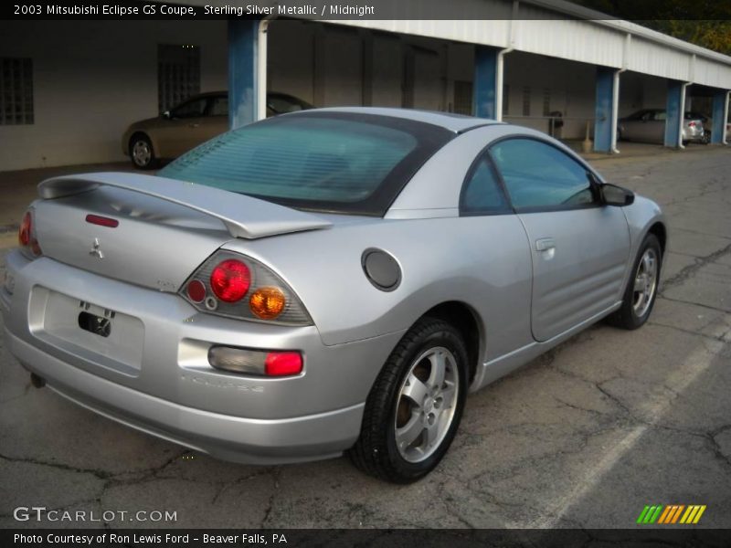 Sterling Silver Metallic / Midnight 2003 Mitsubishi Eclipse GS Coupe
