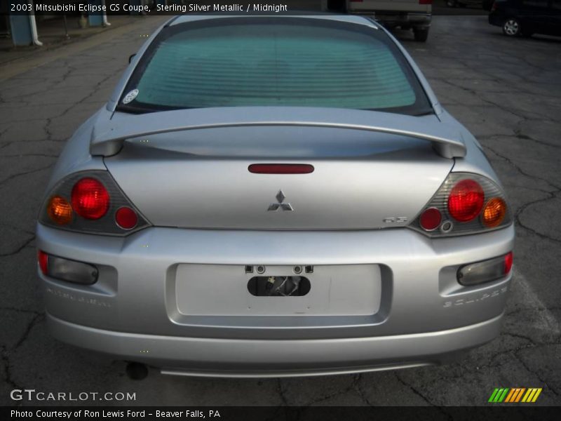 Sterling Silver Metallic / Midnight 2003 Mitsubishi Eclipse GS Coupe