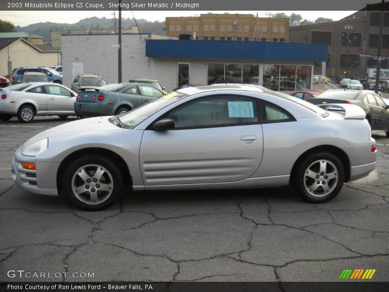 Sterling Silver Metallic / Midnight 2003 Mitsubishi Eclipse GS Coupe