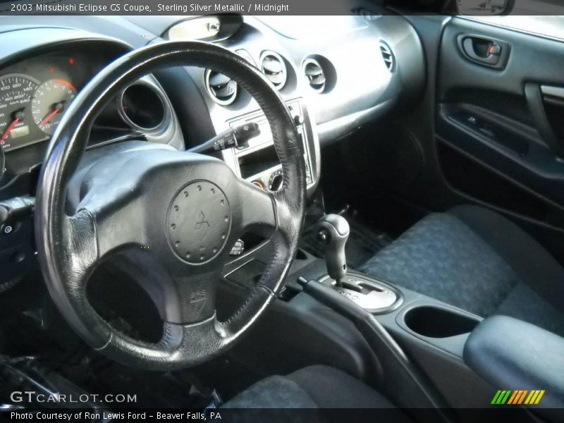 Sterling Silver Metallic / Midnight 2003 Mitsubishi Eclipse GS Coupe