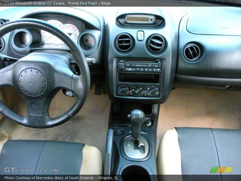 Primal Red Pearl / Beige 2000 Mitsubishi Eclipse GT Coupe