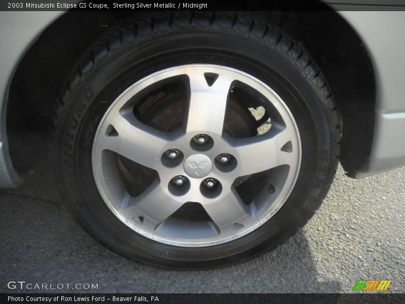 Sterling Silver Metallic / Midnight 2003 Mitsubishi Eclipse GS Coupe