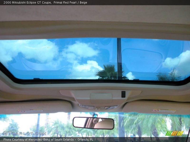 Primal Red Pearl / Beige 2000 Mitsubishi Eclipse GT Coupe