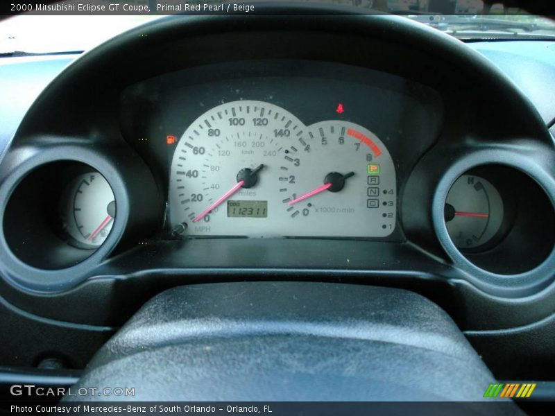 Primal Red Pearl / Beige 2000 Mitsubishi Eclipse GT Coupe