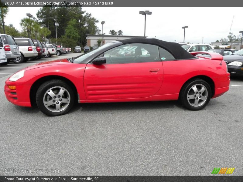 Saronno Red / Sand Blast 2003 Mitsubishi Eclipse Spyder GS