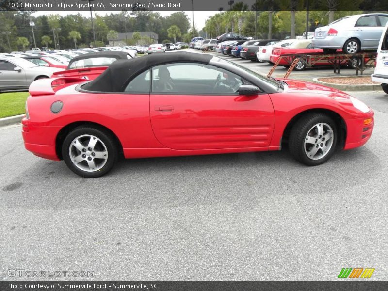 Saronno Red / Sand Blast 2003 Mitsubishi Eclipse Spyder GS