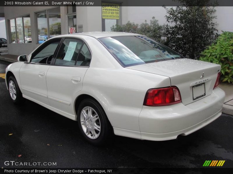 Dover White Pearl / Gray 2003 Mitsubishi Galant ES