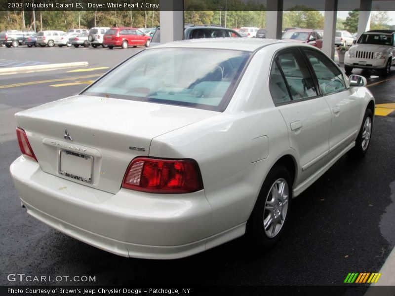 Dover White Pearl / Gray 2003 Mitsubishi Galant ES