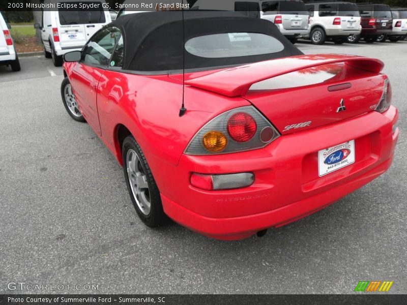 Saronno Red / Sand Blast 2003 Mitsubishi Eclipse Spyder GS